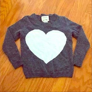 Crewcuts girls heart sweater
